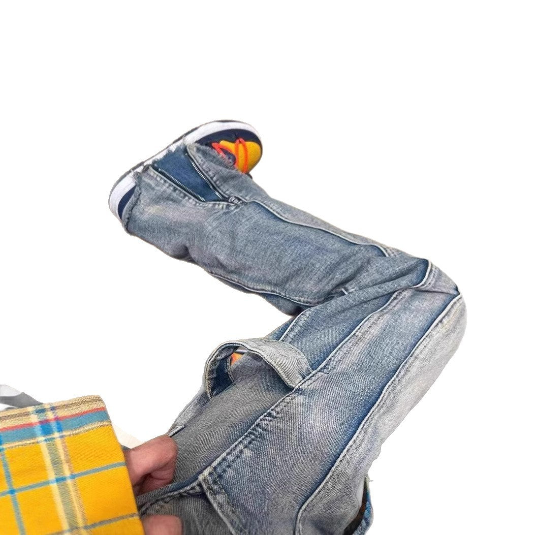 Herren Lässige Cargo-Jeans Echoarchiv