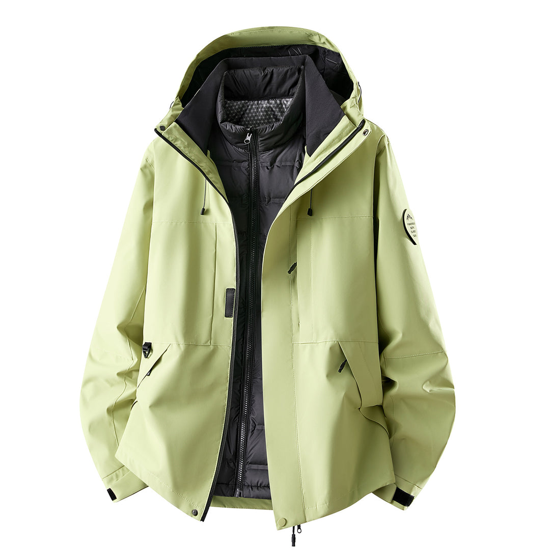 Damen Multifunktionale Outdoorjacke mit herausnehmbarer Stepp-Innenjacke Echoarchiv