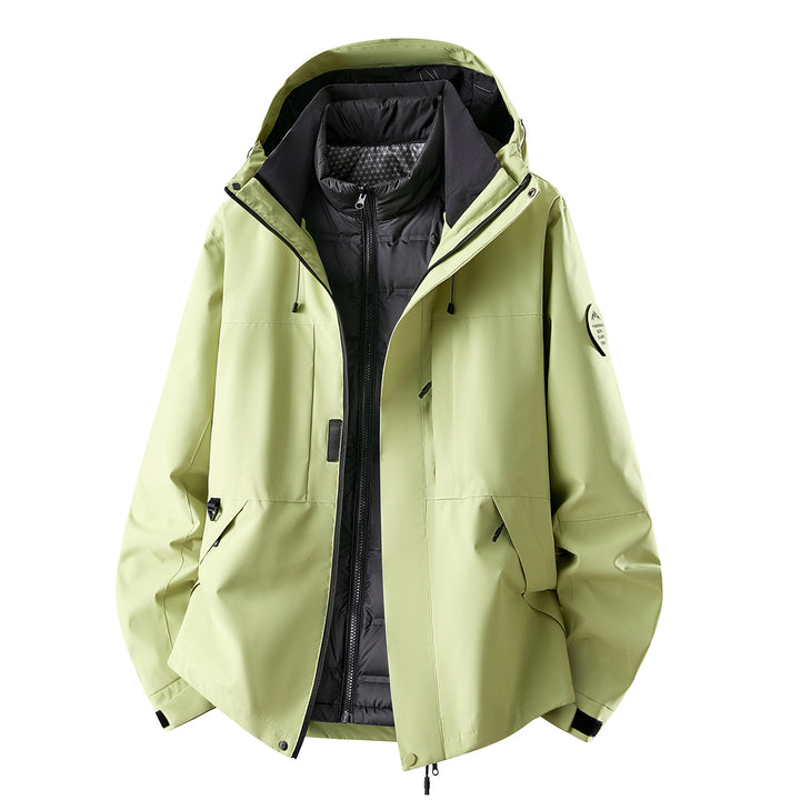 Damen Multifunktionale Outdoorjacke mit herausnehmbarer Stepp-Innenjacke Echoarchiv