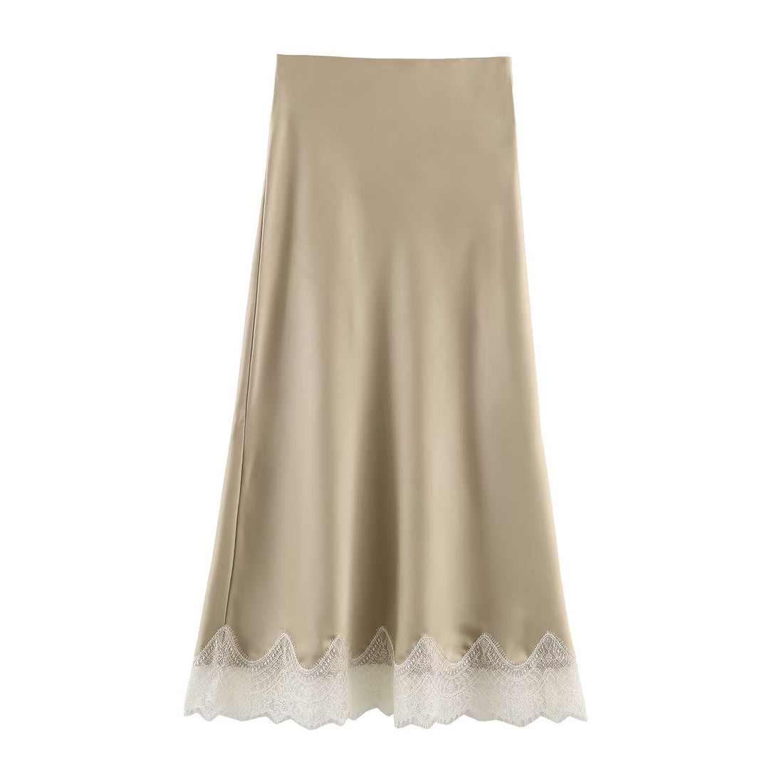 Damen elegantes Nachthemd mit zarter Spitzenverzierung Echo Archiv