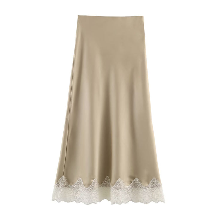 Damen elegantes Nachthemd mit zarter Spitzenverzierung Echo Archiv