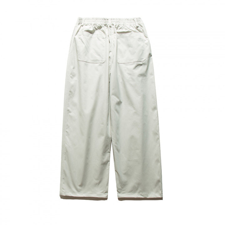 Unisex Weite Plissee-Hose mit elastischem Bund und Bundfalten Echo Archiv