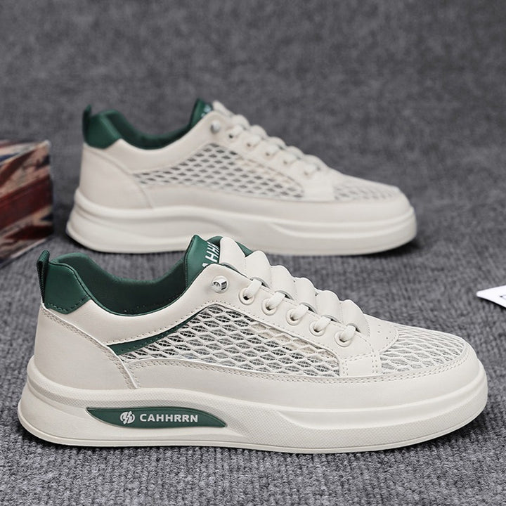 Unisex atmungsaktive Mesh-Plateau-Sneaker mit leichter Dämpfung und gepolstertem Komfortfußbett – Norré