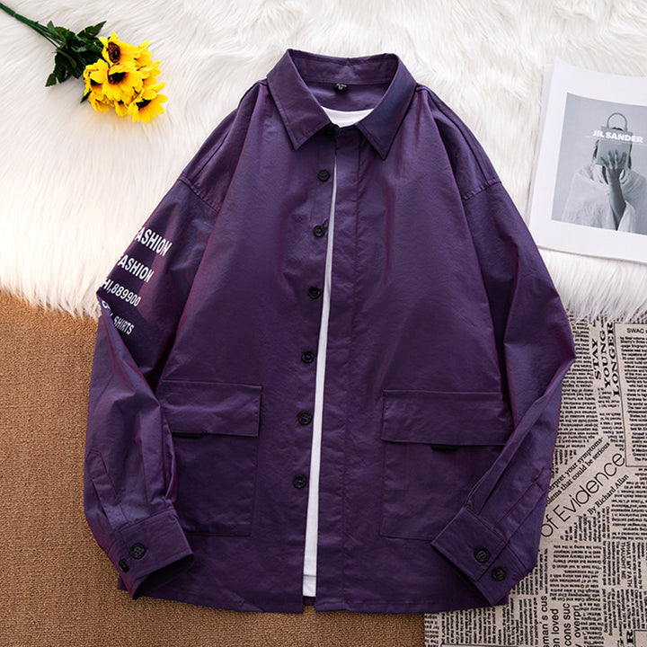 Herren modische Utility-Jacke mit praktischen Taschen Echoarchiv