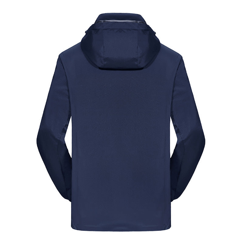 Herren Softshell-Parka mit herausnehmbarer Fleece-Innenjacke und verstellbarer Kapuze Echo Archiv