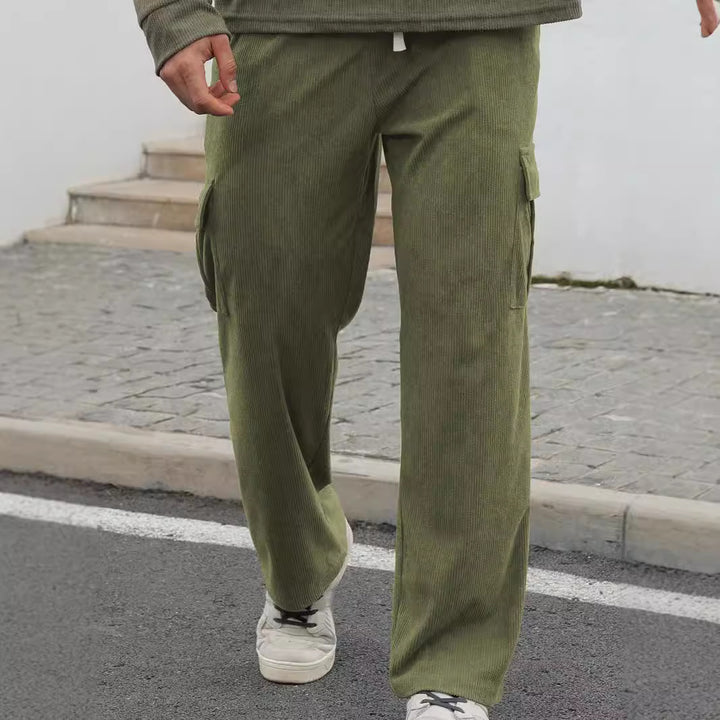 Herren Cargo-Hose mit praktischem Kordelzug und seitlichen Taschen Echoarchiv