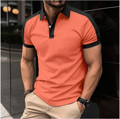 Herren Poloshirt mit modernem Kragen und atmungsaktivem Material Echoarchiv