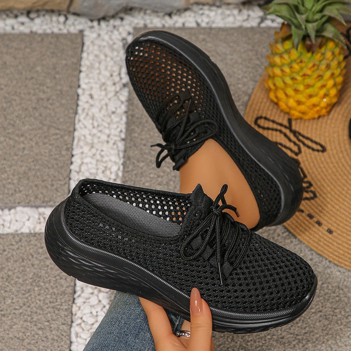 Damen atmungsaktive Sneaker mit elastischem Obermaterial und komfortabler Sohle Echo Archiv