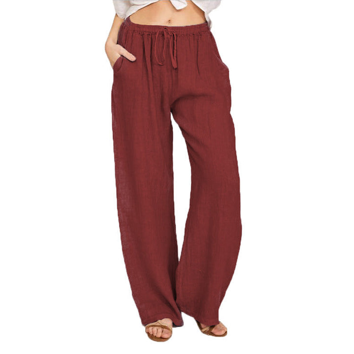 Damen bequeme Leinenhose Echoarchiv