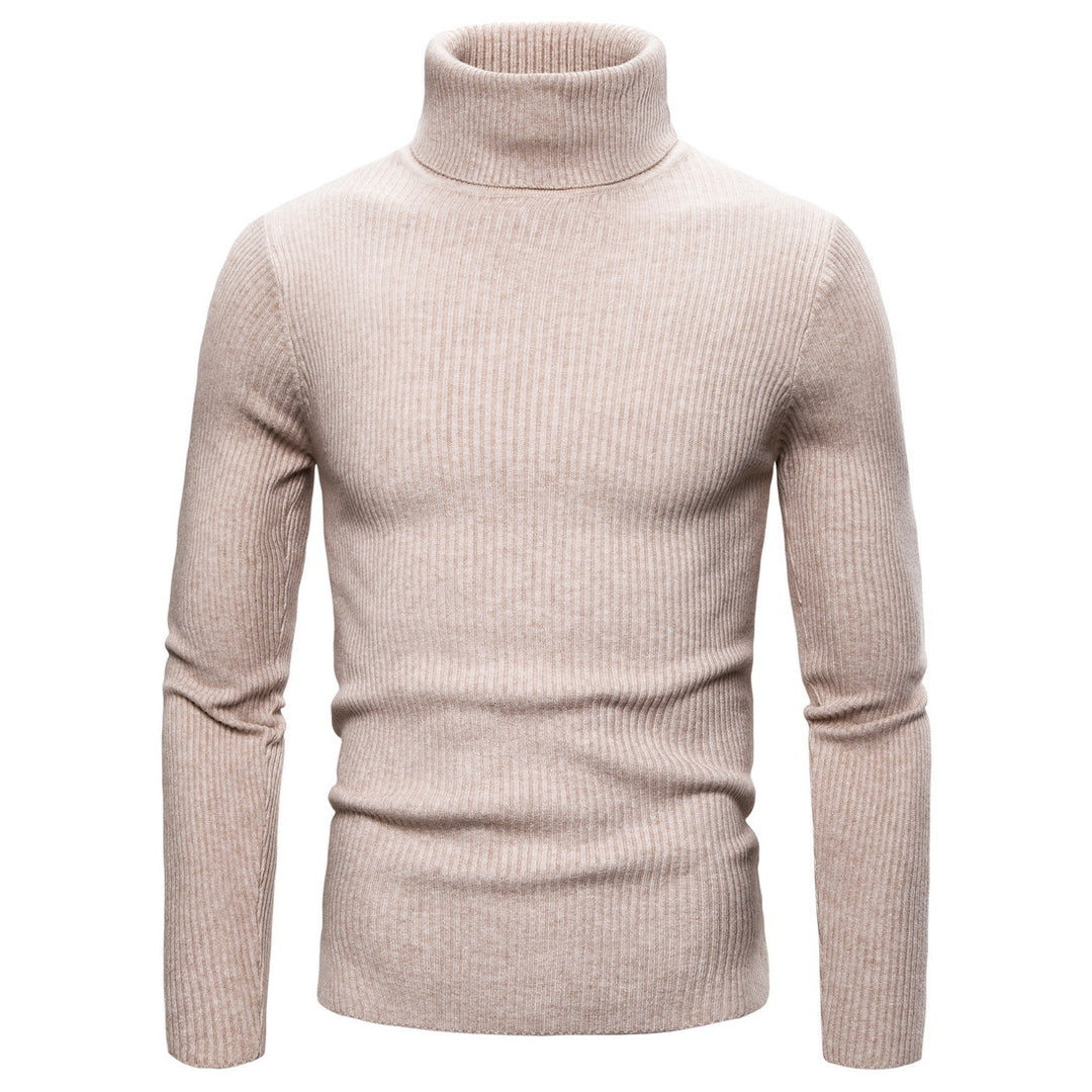 Herren Warmer Rollkragenpullover aus feinem Strick Echoarchiv