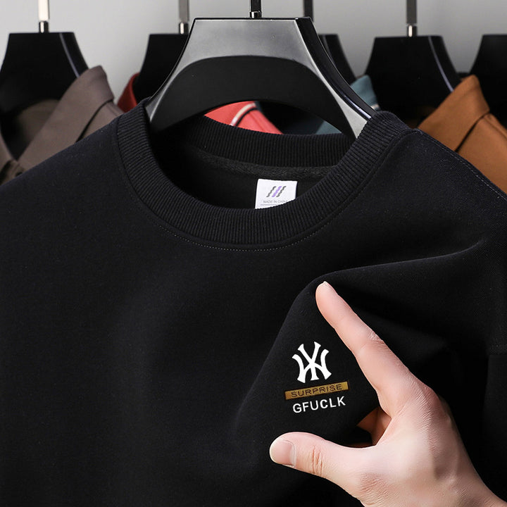 Herren Freizeit Sweatshirt mit stilvollem Rundhalsausschnitt Echoarchiv