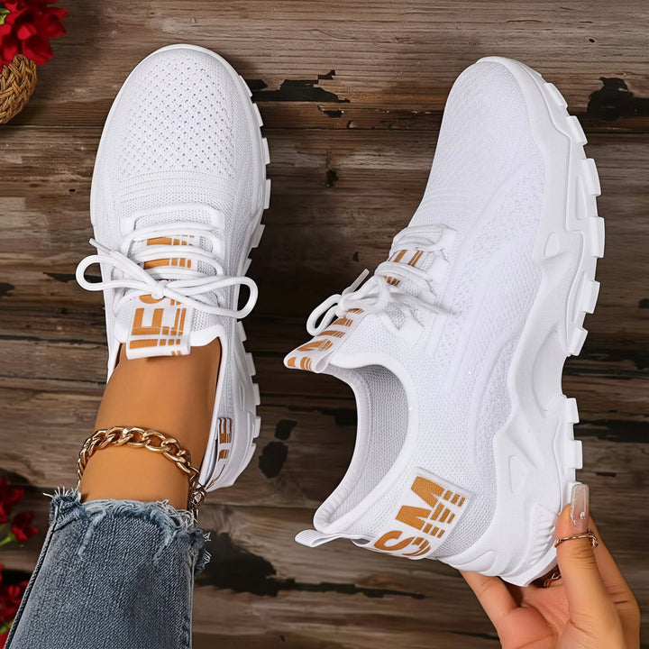Damen Leichte und atmungsaktive Sport Sneakers mit elastischer Sohle – Lioré