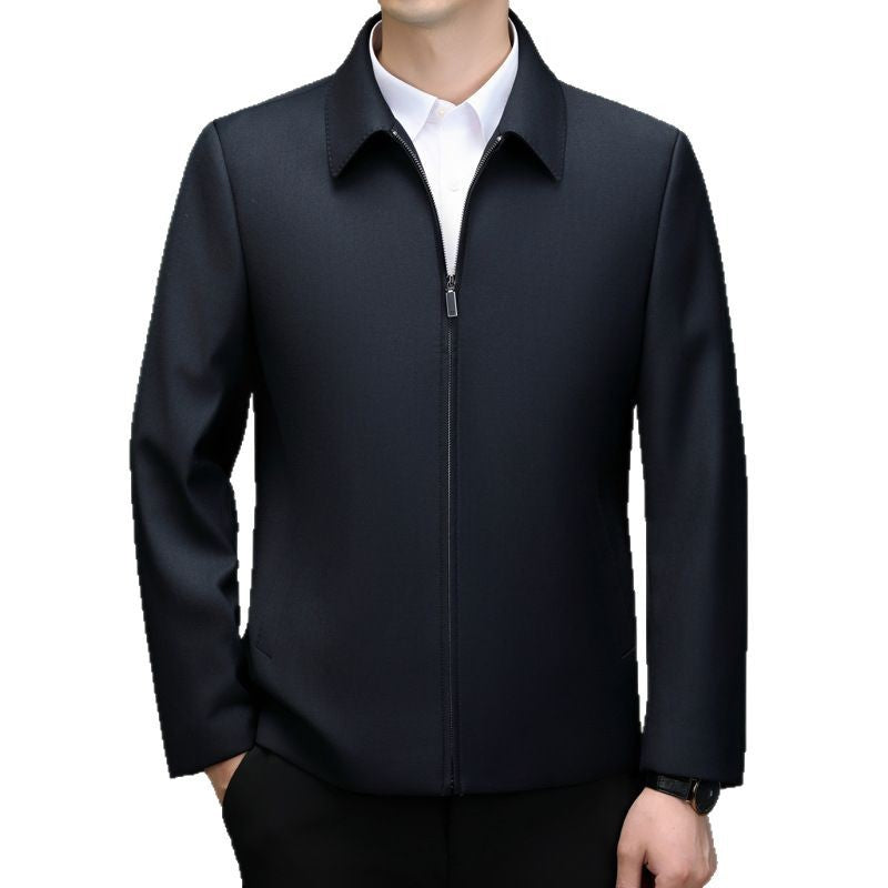Herren elegante Übergangsjacke mit modernem Schnitt und praktischen Taschen Echoarchiv