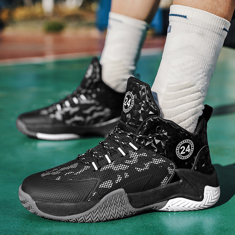 Herren High-Top Basketball-Sneaker mit verstärkter Zehenkappe, stabiler Fersenstütze und multidirektionaler Traktionssohle Echo Archiv
