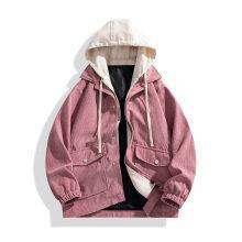 Damen Modische Überziejacke mit Kapuze Echo Archiv
