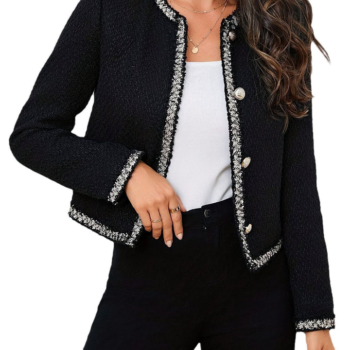 Damen elegante Jacke mit Struktur und Details Echoarchiv