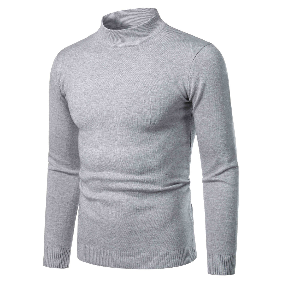 Herren warme Rollkragenpullover aus feinem Strickmaterial Echoarchiv