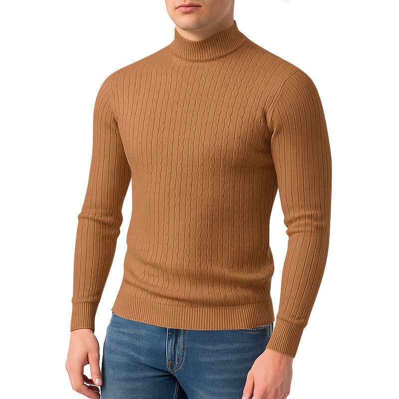 Herren Rollkragenpullover aus hochwertigem Strick Echoarchiv