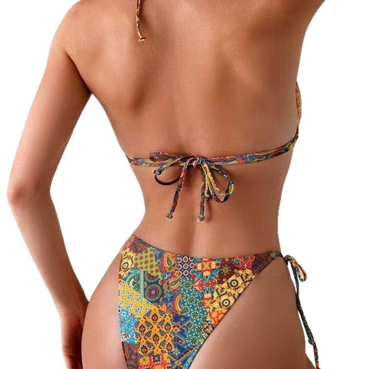 Damen Triangel-Bikini mit verspieltem Bindesystem Echo Archiv