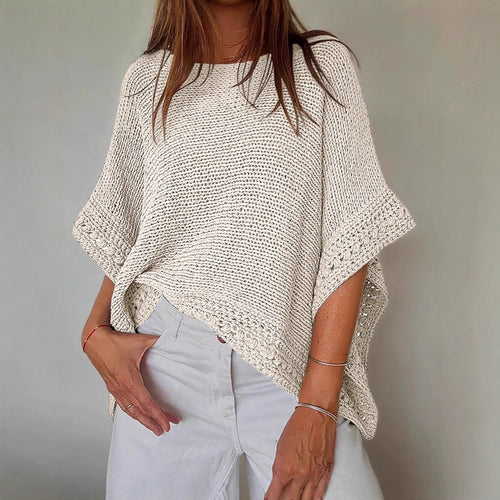 Damen Lässiger Strickpullover Echo Archiv