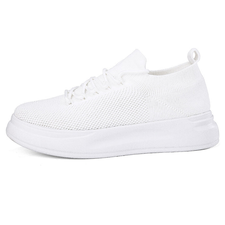 Damen nan elastischer Strick-Slip-on Sneaker mit viskoelastischer Fußbett-Einlage und dämpfender Plateau-Laufsohle Echo Archiv