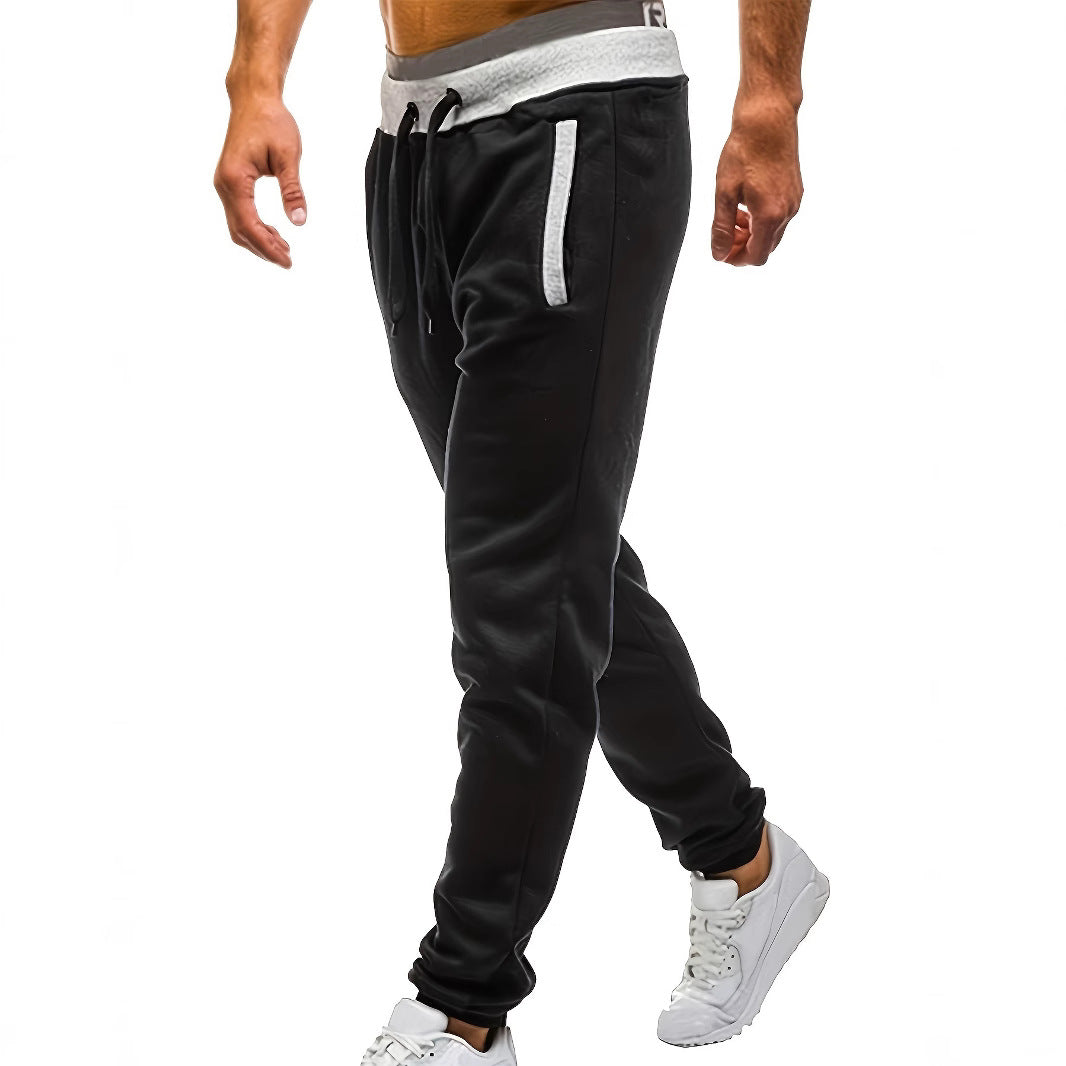 Herren Sportliche Jogginghose mit eingearbeiteten Seitentaschen und verstellbarem Kordelzug Echoarchiv
