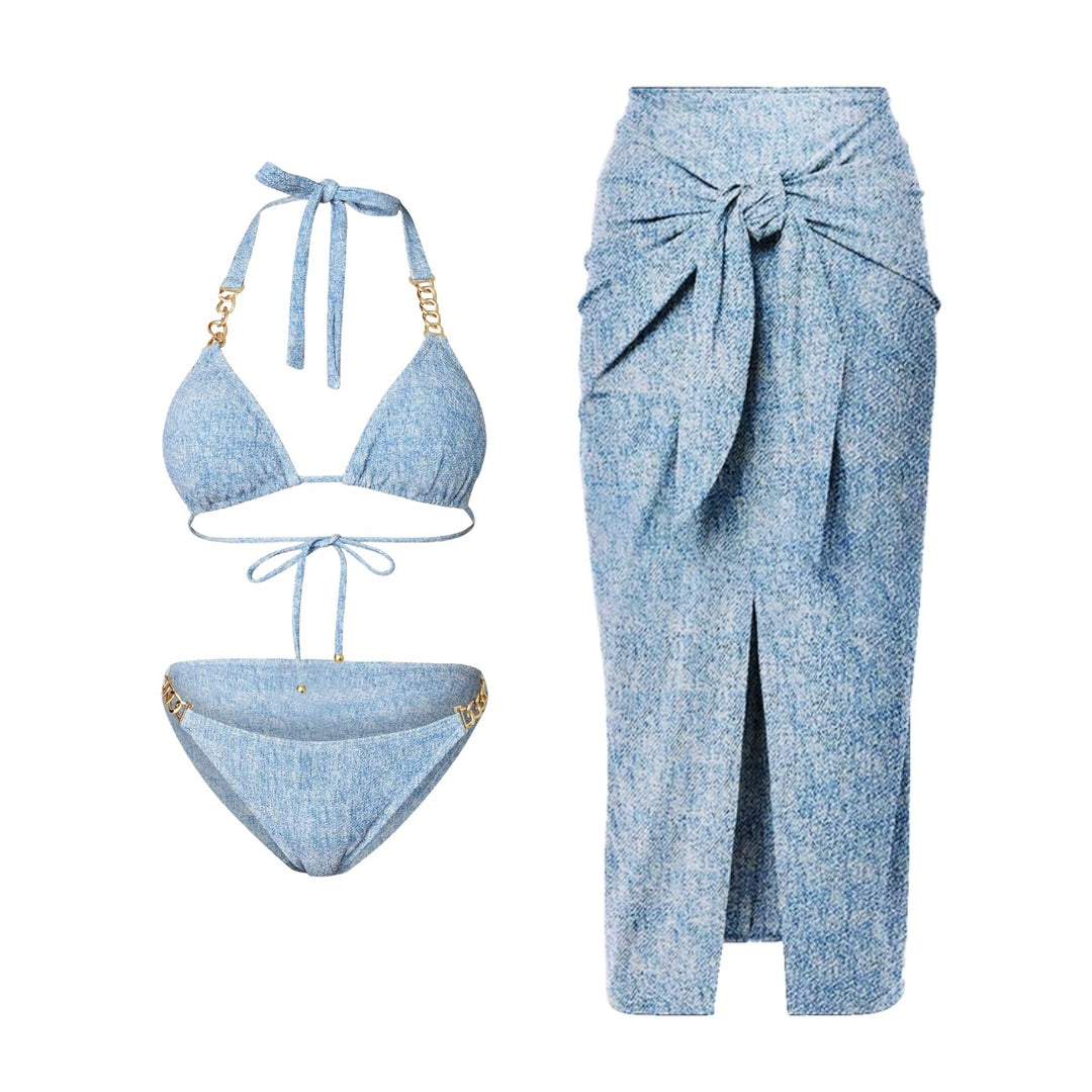 Damen Bikiniset mit Wrap-Rock Echo Archiv