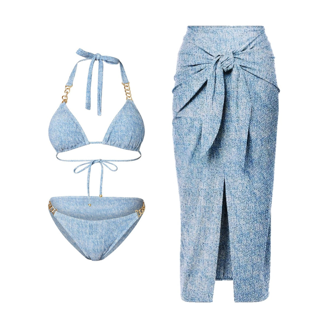 Damen Bikiniset mit Wrap-Rock – Maréssa