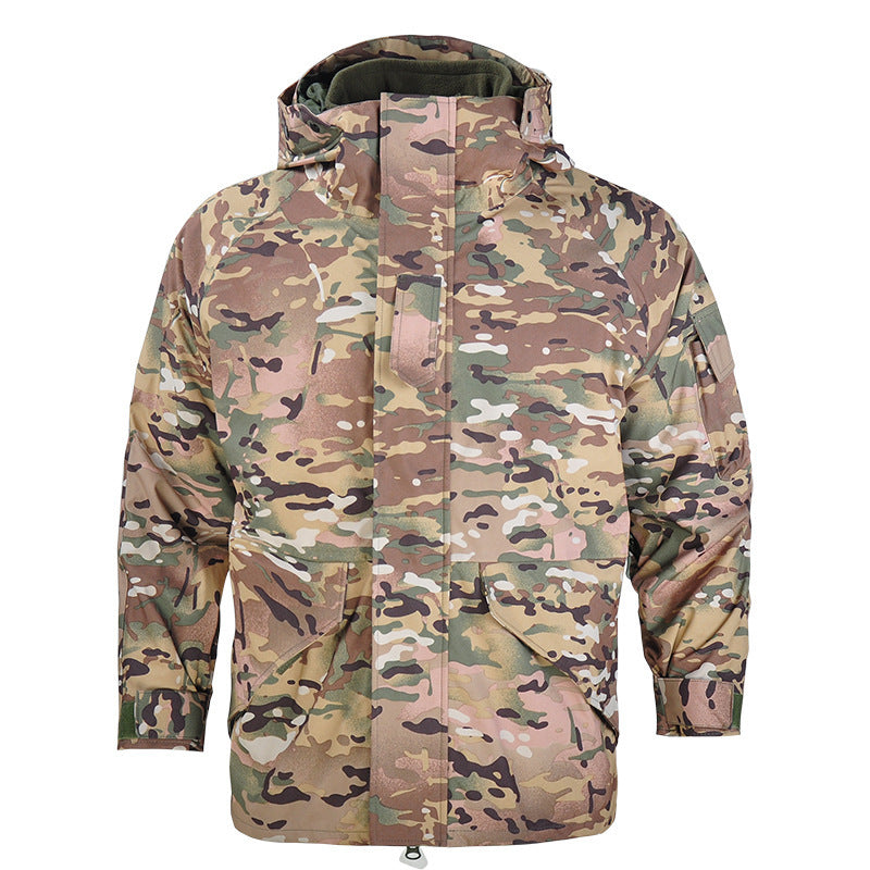 Herren wetterfeste Camouflage-Jacke Echoarchiv