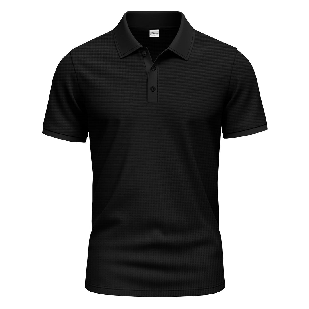 Herren Sportliches Poloshirt mit feuchtigkeitsableitenden Eigenschaften und strukturiertem Design Echoarchiv