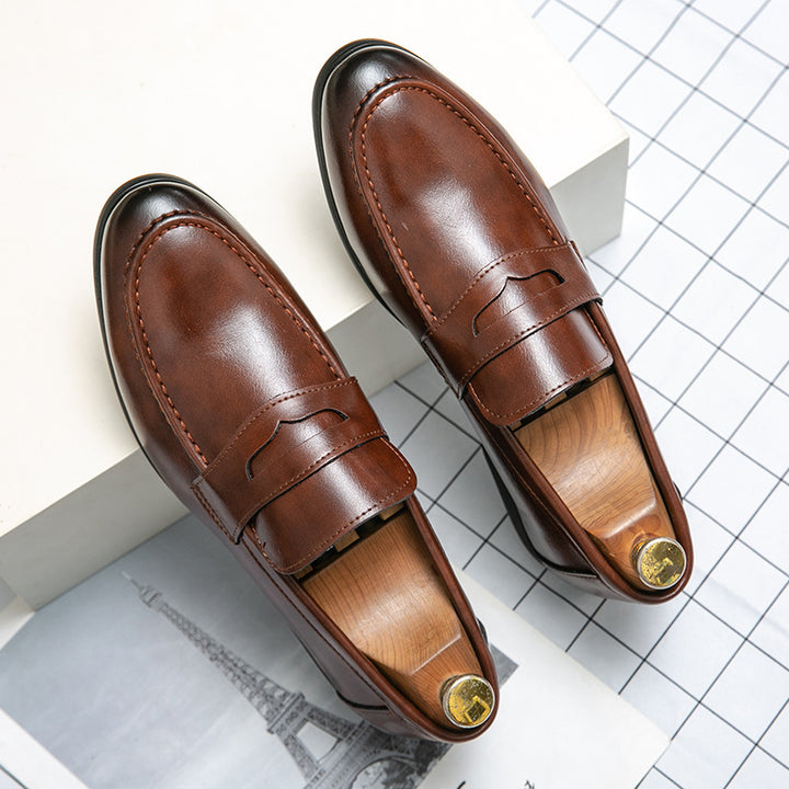 Herren klassische Tassel-Lederloafer mit Mokassinnaht, gepolsterter Komfortinnensohle und rutschfester Gummilaufsohle Echo Archiv