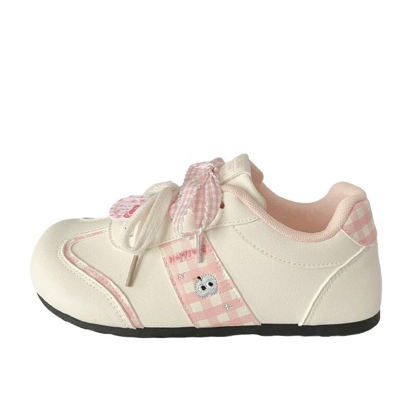 Damen Verspielte Sneakers mit dekorativen Schleifen und tierischen Applikationen Echo Archiv