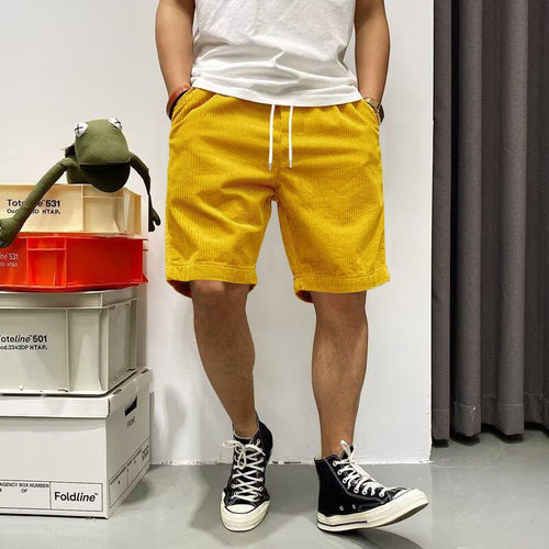 Herren Cordshorts mit elastischem Bund und praktischen Seitentaschen Echoarchiv