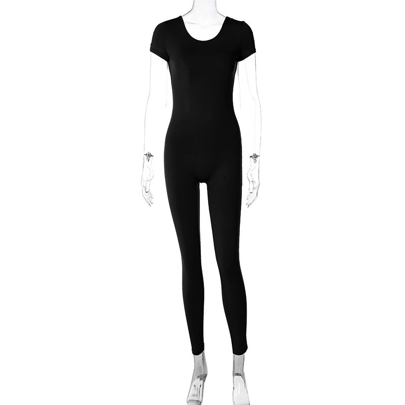 Damen figurbetonter Jumper mit kurzen Ärmeln Echo Archiv