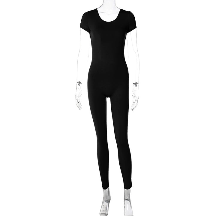 Damen figurbetonter Jumper mit kurzen Ärmeln Echo Archiv