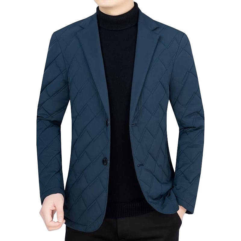 Herren gesteppter Business-Blazer mit leichter Thermo-Isolierung – Tianoro