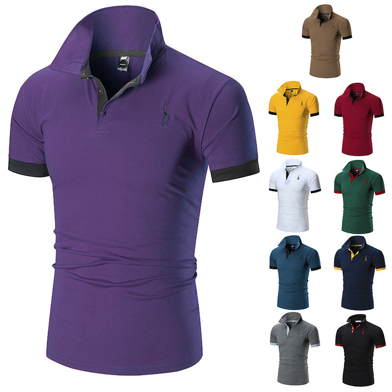 Herren Poloshirt mit modernem Kragen und figurbetonter Passform Echoarchiv