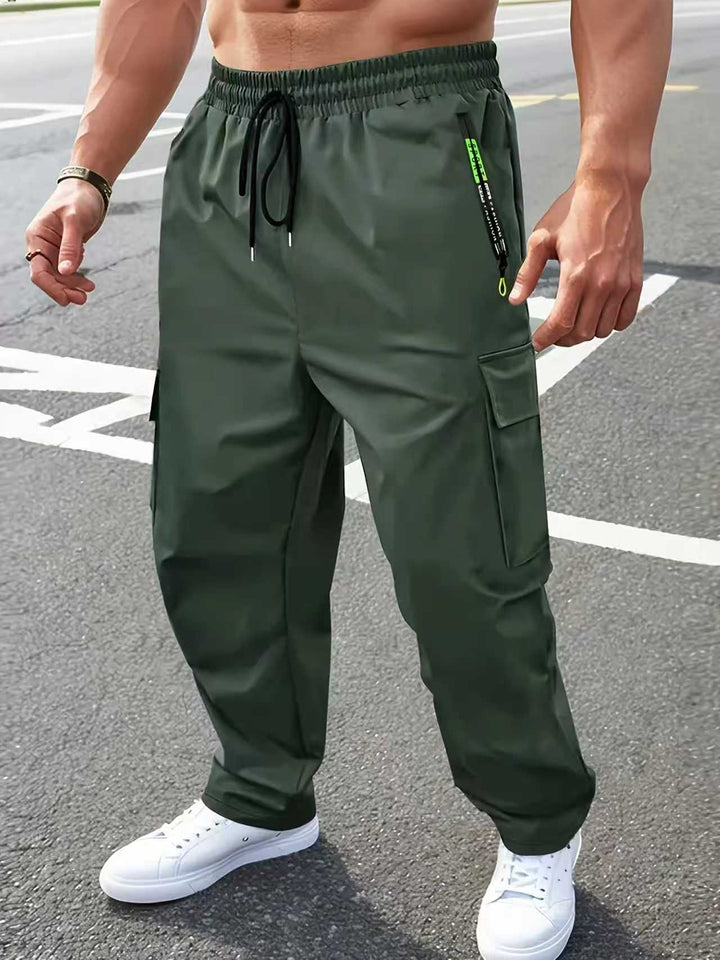 Herren Praktische Cargo-Hose mit verstellbarem Gummizug Echo Archiv