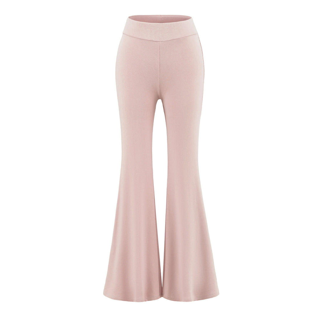 Damen High-Waist Flared Jersey-Leggings mit ausgestelltem Beinabschluss Echoarchiv