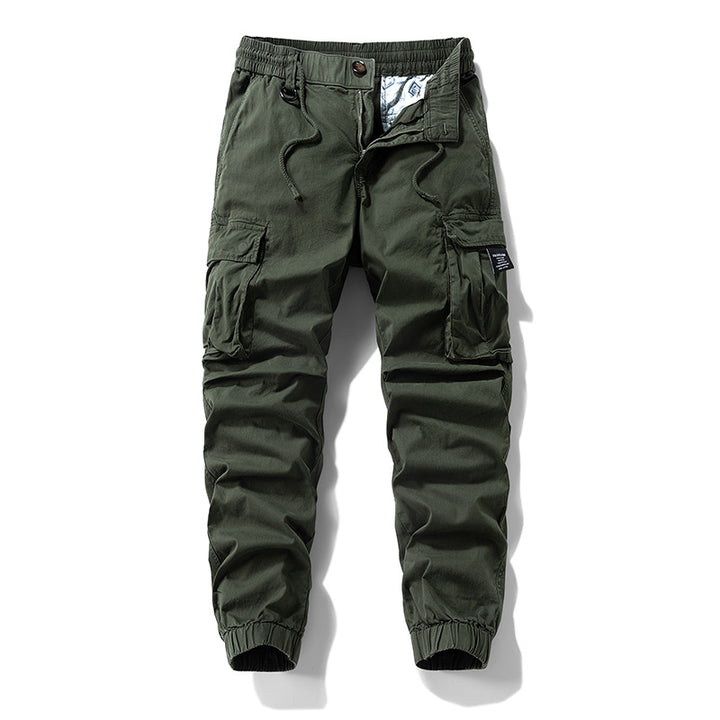 Herren Cargo-Jogger im technischen Utility-Design mit elastischem Tunnelzugbund und Mehrfachtaschen Echo Archiv