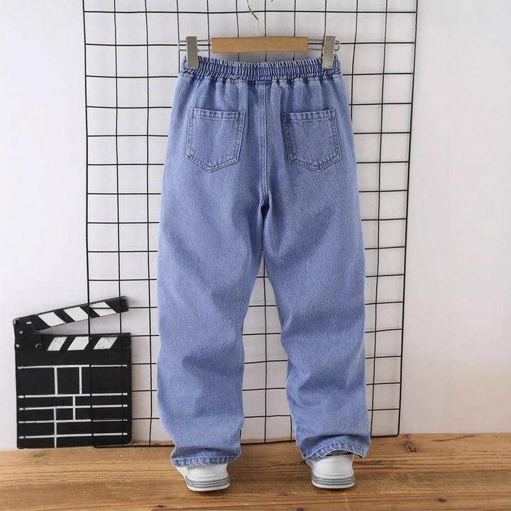 Herren bequeme Denim-Hose mit elastischem Bund und tiefen Taschen Echo Archiv