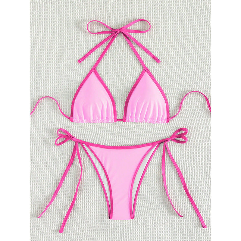 Damen Triangel-Bikini mit verstellbaren Bändern und nahtlosem Design Echo Archiv