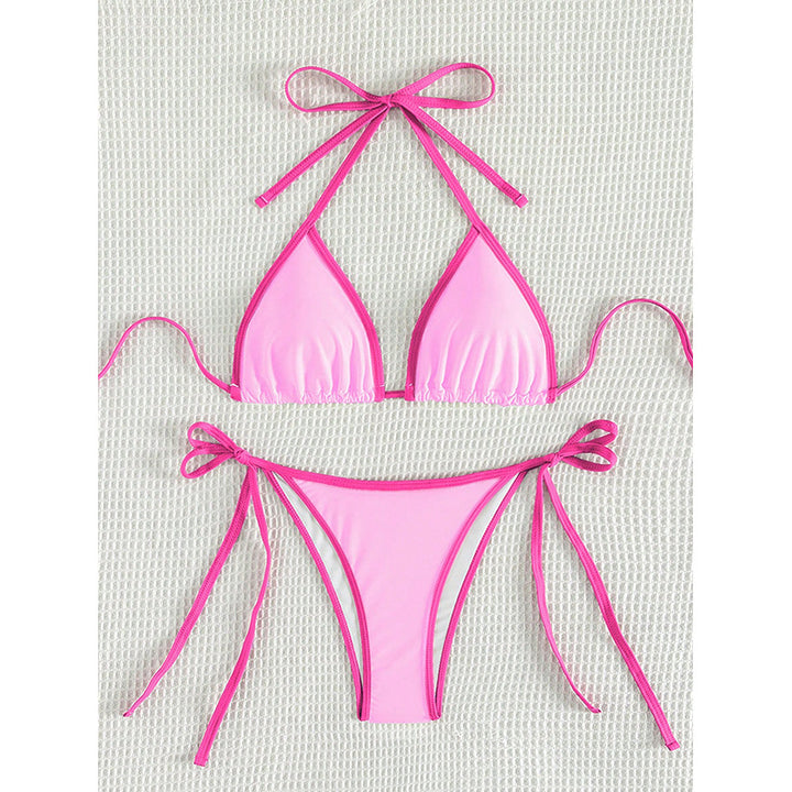 Damen Triangel-Bikini mit verstellbaren Bändern und nahtlosem Design Echo Archiv