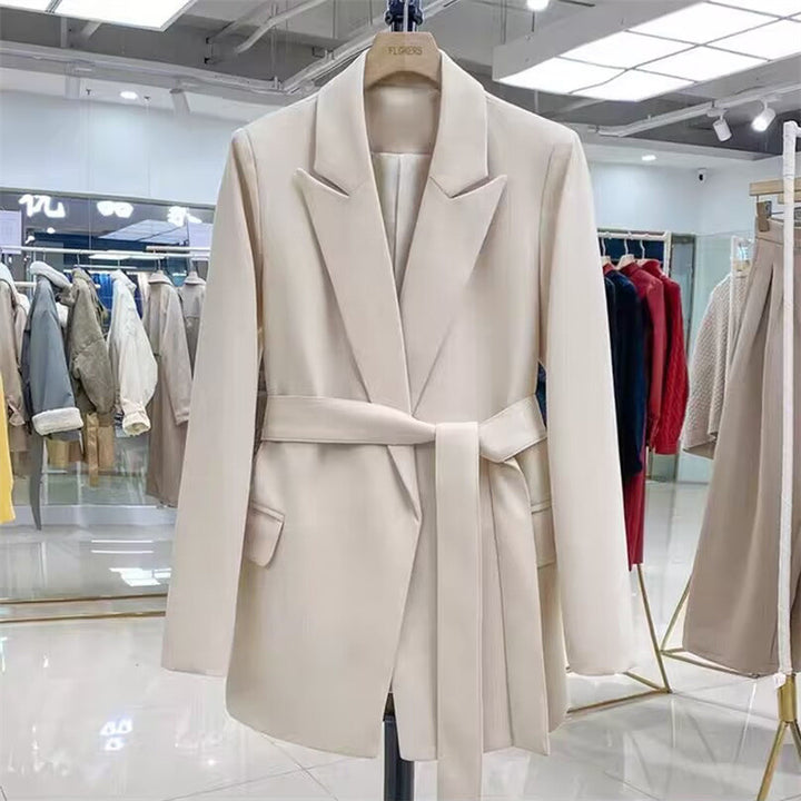 Damen Elegante Wickelblazer mit Gürtel Echo Archiv