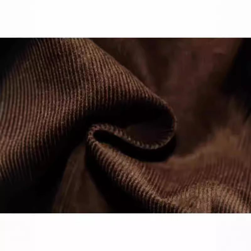 Herren Cord-Polohemd mit Knopfleiste und klassischem Kragen Echoarchiv