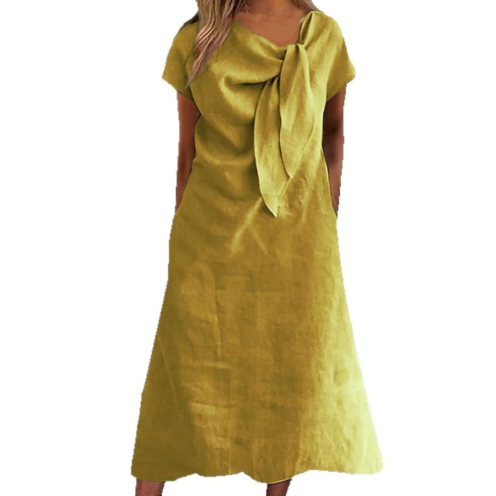 Damen Maxikleid mit schickem Schleifen-Design Echo Archiv
