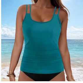 Damen Tankini-Oberteil mit modischem Rüschendesign Echo Archiv