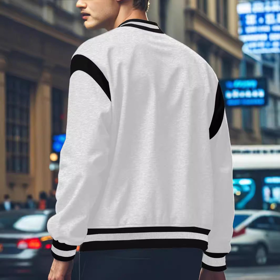 Herren stylische Bomberjacke mit Kontrastdetails Echoarchiv