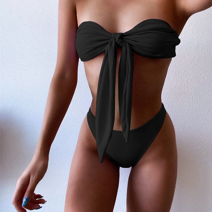 Damen Bandeau-Bikini mit Schleifen-Detail Echo Archiv