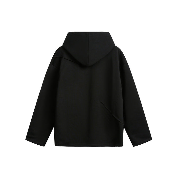 Unisex Oversize-Kapuzenpullover aus leichter French-Terry mit markanten Abnähern Echoarchiv